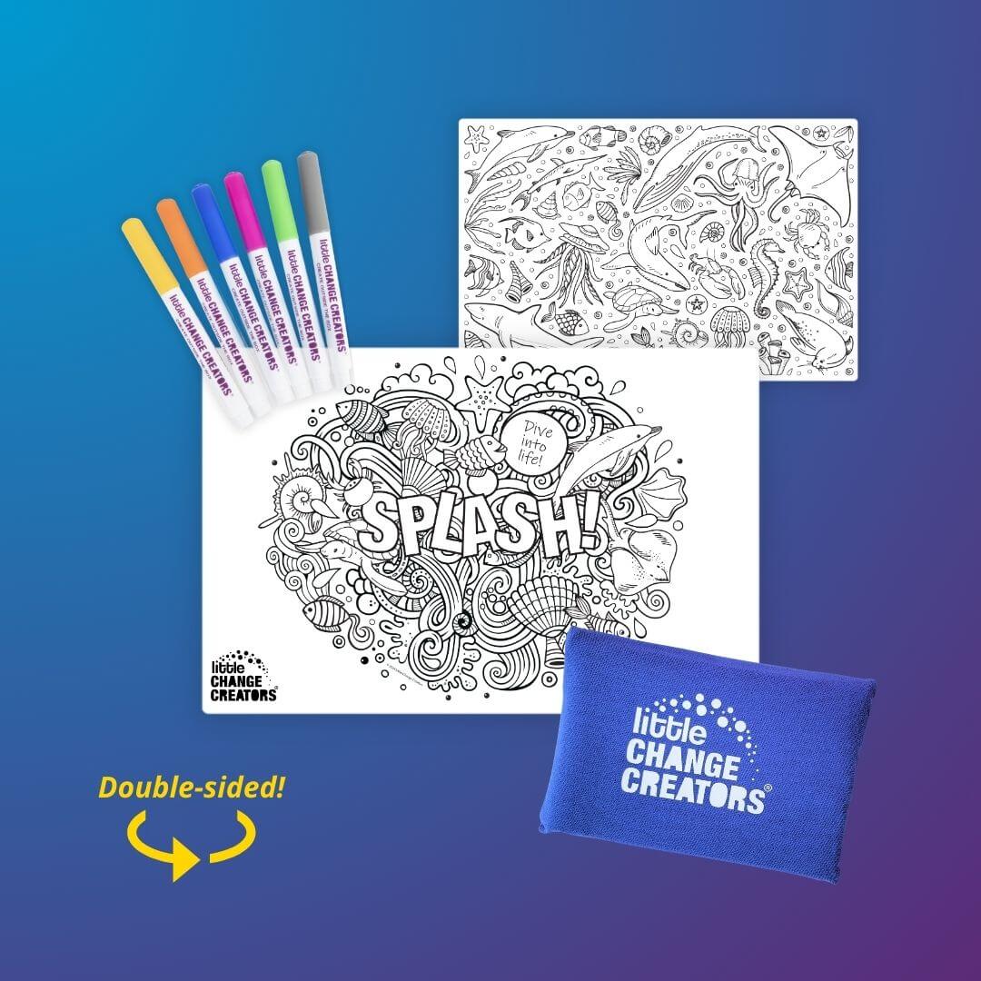 RE-FUN-ABLE Pocket Colouring Set - Splash