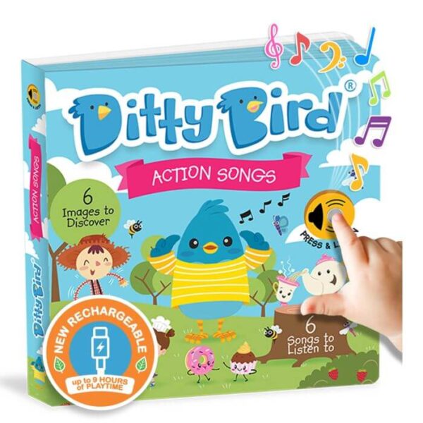Ditty Bird Action Songs Sound Book (USB-C) – Imagine If