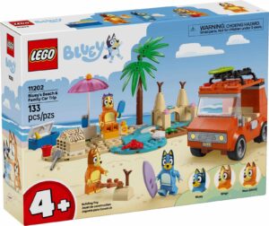 LEGO Bluey 11202 Blueys Beach & Family Car Trip