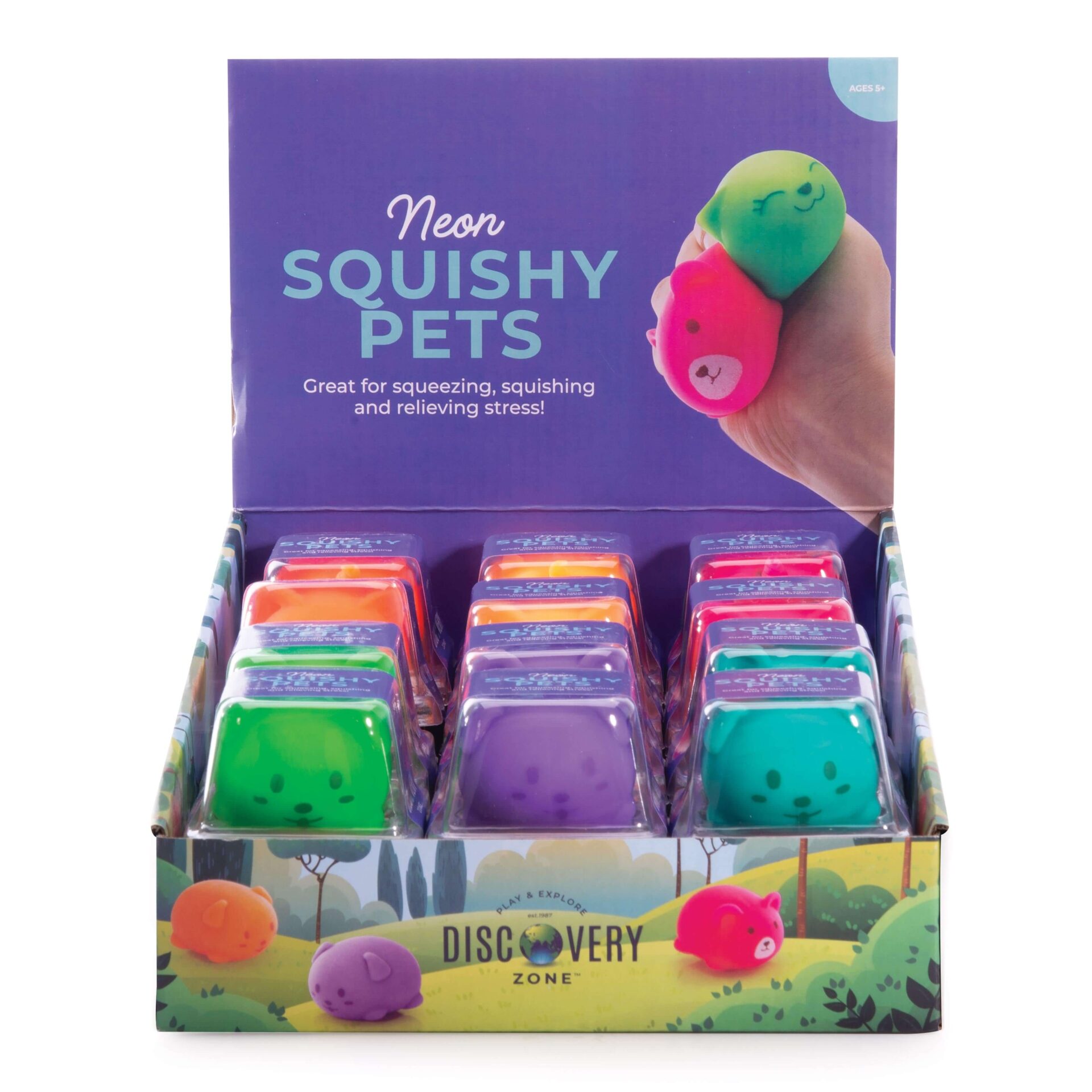 Neon Squishy Pets Asst (ea)