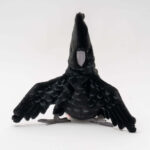 Hansa Black Cockatoo Puppet 49cm