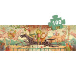 Djeco DJ7681 Wonderful Ride 100pc Gallery Puzzle with Poster