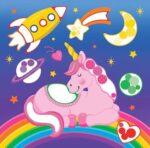 Color-By-Dots Sticker Book Unicorns