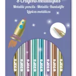 Djeco DJ9753 Metallic Pencils 8pk