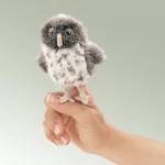 Folkmanis FM2638 Mini Spot Owl Grey Finger Puppet