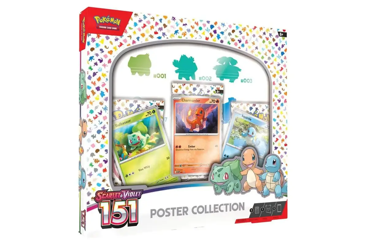 Pokemon TCG Scarlet & Violet 151 Poster Collection (3pks) Imagine If Pokemon TCG Scarlet & Violet 151 Poster Collection (3pks) Imagine If