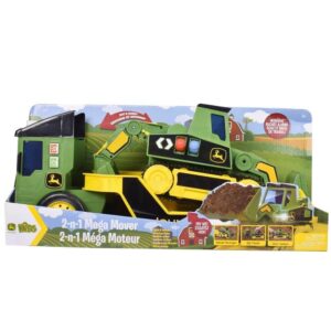 John Deere 60cm Motorised 'Lights & Sounds' 2-n-1 Mega Mover