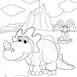 Dinosaur Colouring Book