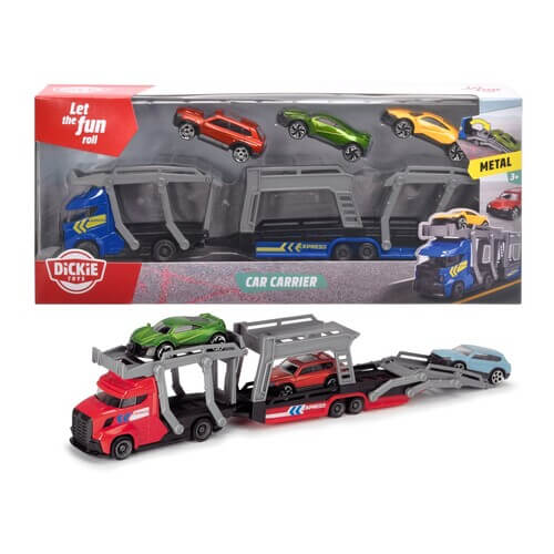 Dickie Toys Car Carrier with 3 Cars 28cm