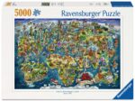 Ravensburger Illustrated World Map 5000pc