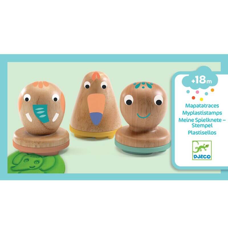 Djeco DJ9034 Play Dough Myplastistamps