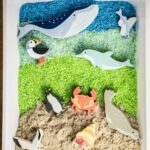 Tender Leaf Coastal Flying Fish Wooden Figurine