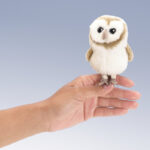 Folkmanis Mini Barn Owl Finger Puppet