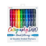 Ooly Markers Calligraphy Duo Double Ended Markers 12pk