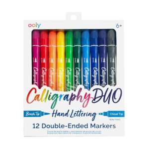 Ooly Markers Calligraphy Duo Double Ended Markers 12pk