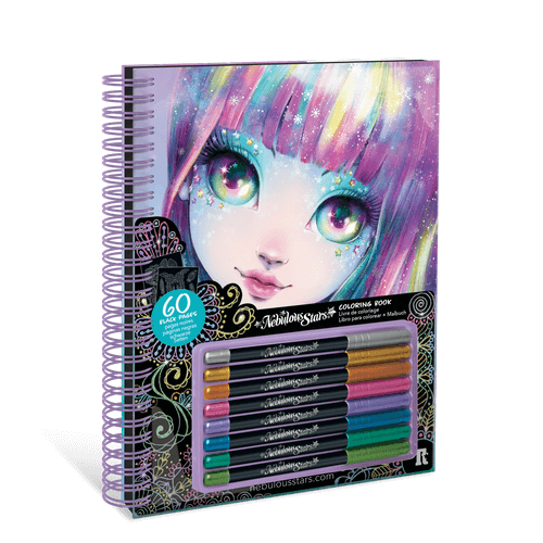 Nebulous Stars Black Pages Coloring Book Isadora (Metallic Pens) Nebulous Stars Black Pages Coloring Book Isadora (Metallic Pens)