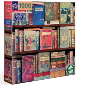 eeBoo Vintage Library Puzzle 1000pc