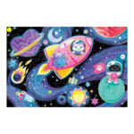 Mudpuppy Glow In the Dark Puzzle Cosmic Dreams 100pc