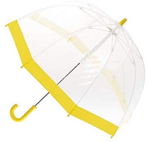Clear Yellow Border Children's Umbrella