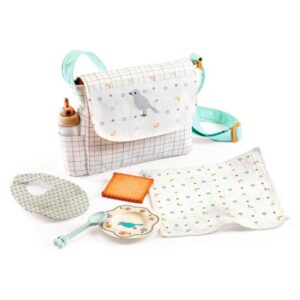 Djeco Pomea Baby Doll’s Mealtime Set