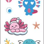 Axolotls Stickers