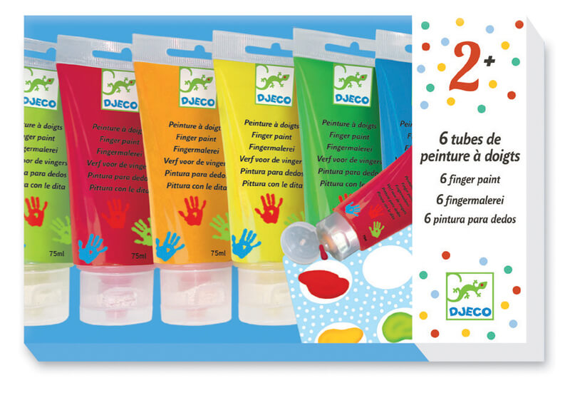 Djeco DJ8860 Finger Paint Set Imagine If