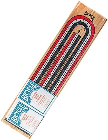 Bicycle Cribbage Board 3 Track Color Coded