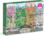 Michael Storrings Dog Park in Four Seasons Puzzle 1000pc