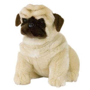 Carlotta Cream Pug Plush 28cm