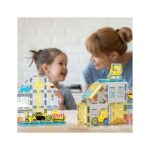 Picasso Tiles Construction 45pc Set With 8 Vehicles