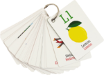 Bilingual English & Spanish Flash Cards Set Of 4