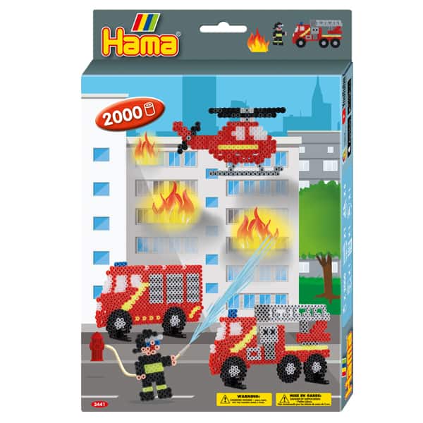 Hama Beads Hanging Box Fire Fighters 2000pcs