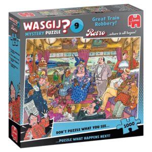 Wasgij? Retro Mystery #9 Great Train Robbery! 1000pc Puzzle