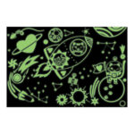 Mudpuppy Glow In the Dark Puzzle Cosmic Dreams 100pc