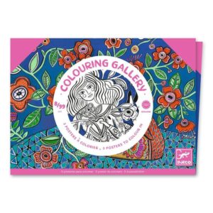 Djeco DJ8692 Blooms Colouring Gallery Poster