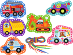 Lacing Cards Cars & Trucks
