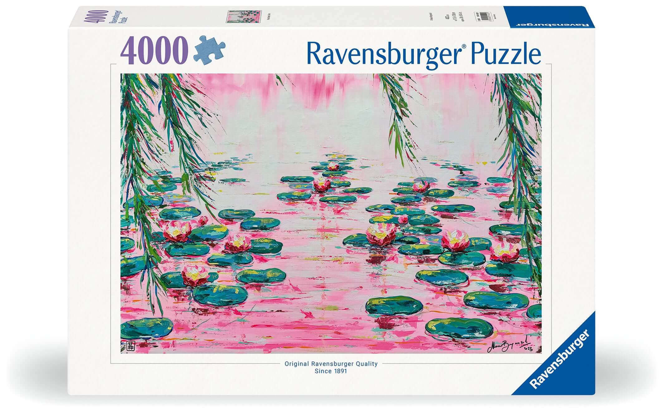 Ravensburger M. Bergonzoli: Pink Water Lillies 4000pc