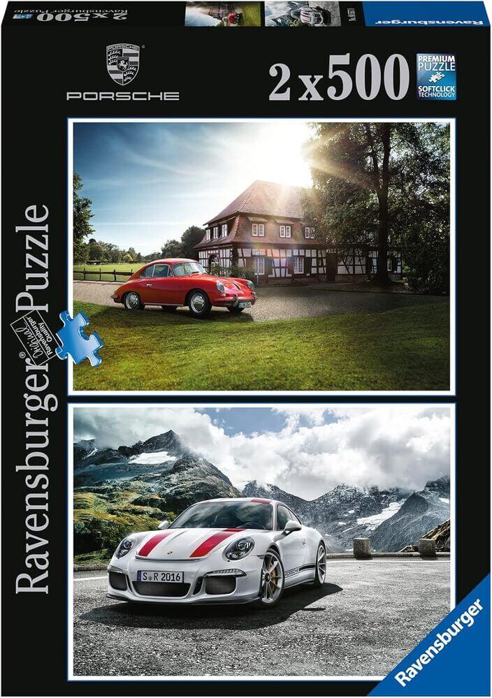 Ravensburger Porsche 356 & Porsche 911 Puzzle 2 x 2 500pc