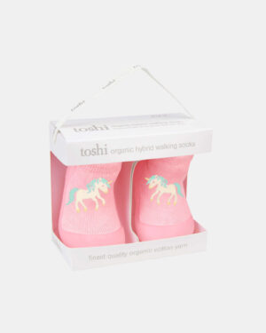 Toshi Organic Hybrid Walking Socks / Unicorn / Size 3