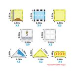 Picasso Tiles Construction 45pc Set With 8 Vehicles