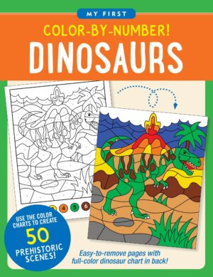 Colour By Numbers Dinosaur