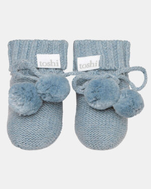 Toshi Organic Booties Marley / Storm / Size 000
