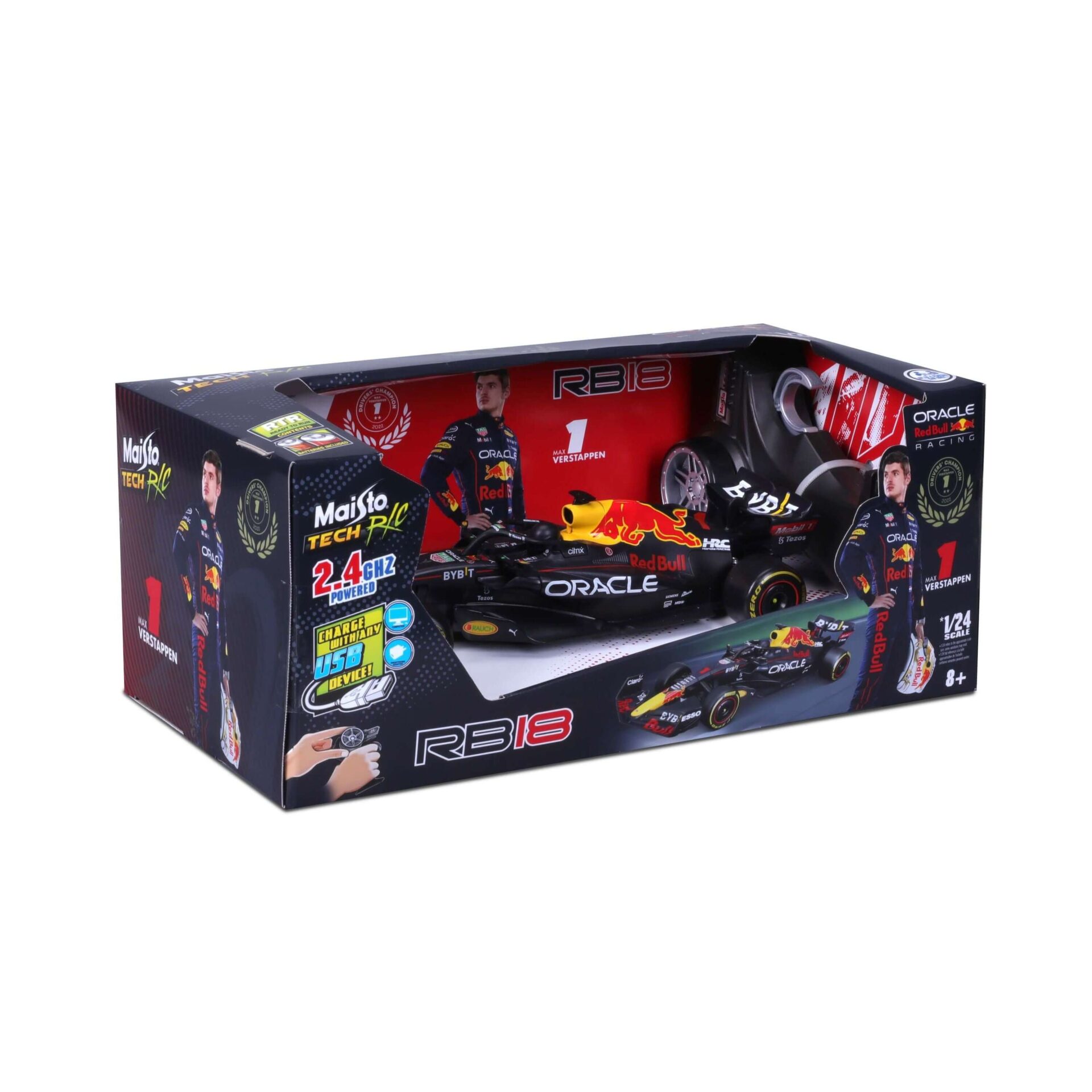 Maisto TECH Formula Racing RC 1:24 2022 F-1 Red Bull RB18 #1