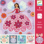 Djeco DJ8821 Fairy Stencils 5pk