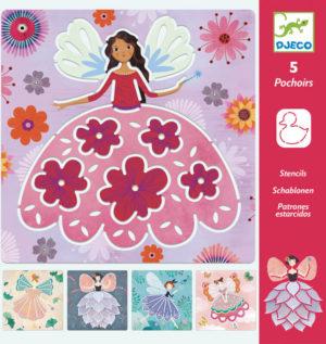 Djeco DJ8821 Fairy Stencils 5pk