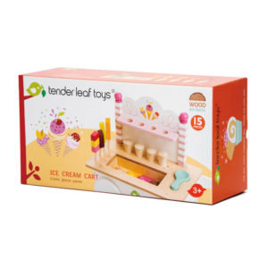 Tender Leaf Toys Ice Cream Cart Push Along