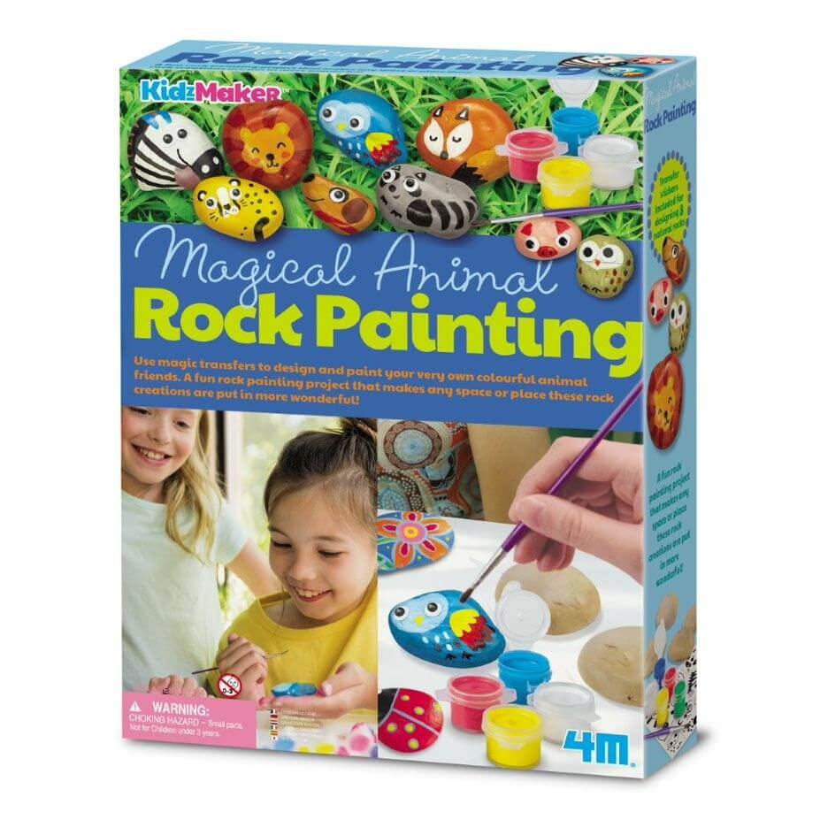 4M Magical Animal Rock Painting