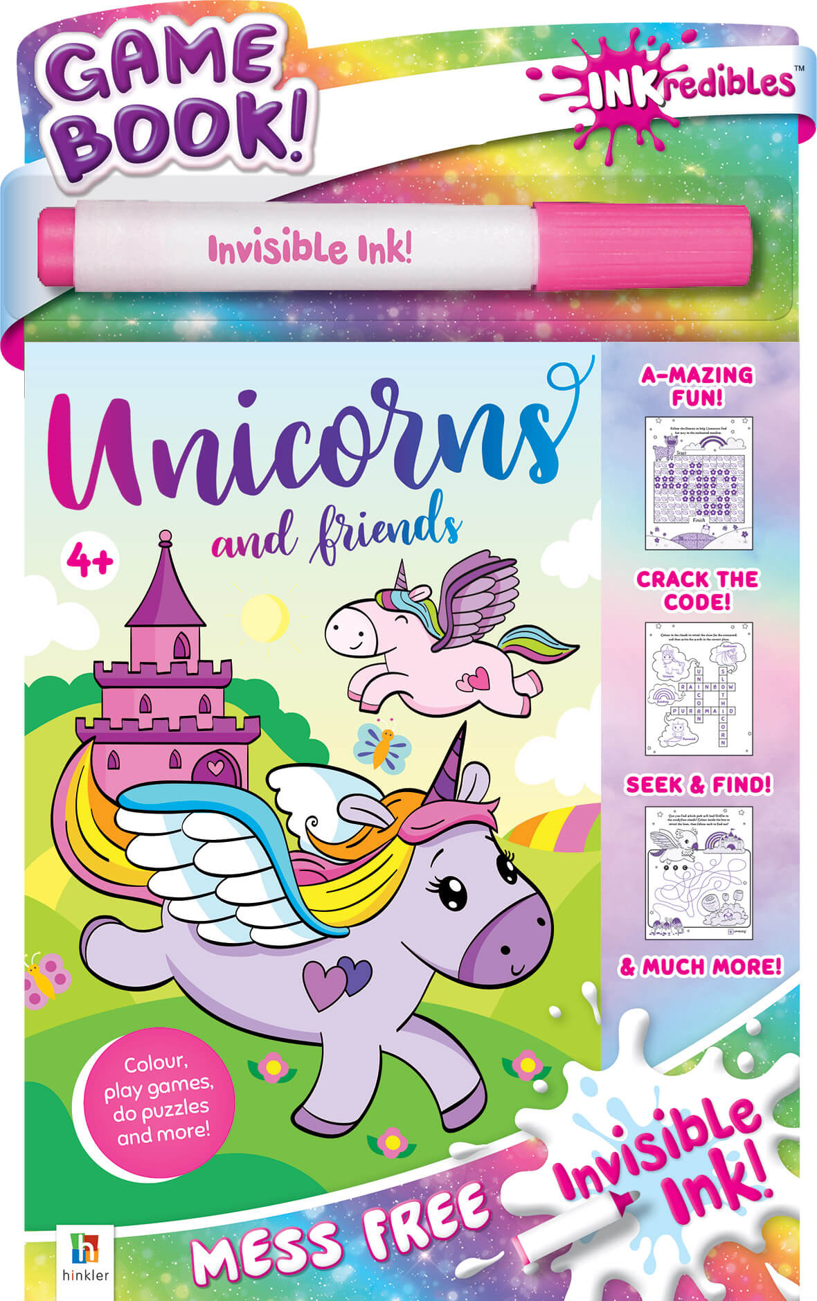 Inkredibles Game Book: Unicorns And Friends