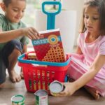 M&D Fill and Roll Grocery Basket Play Set