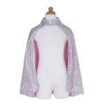 Great Pretenders Silver Reversible Sequin Cape Age 3-4